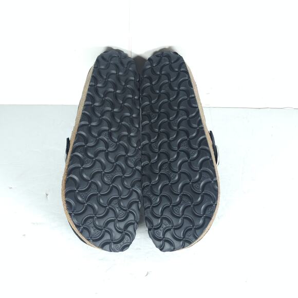 Birkenstock Women's Buckley EU38 US7N Black Suede Leather Slip On Clogs Shoes - Picture 11 of 16